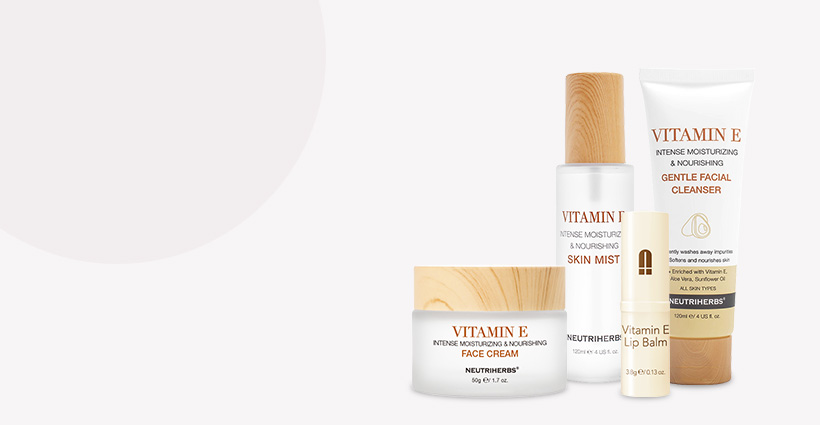 soins de la peau à la vitamine e